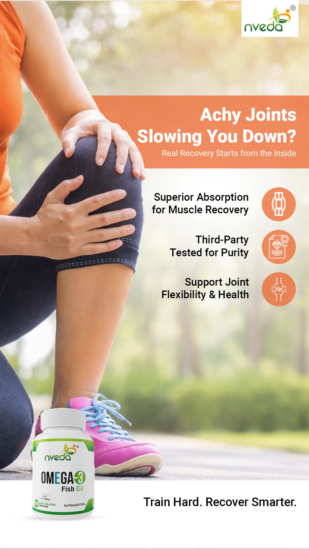 Supplements static ad: "Achy Joints Slowing You Down?"